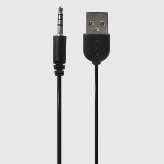 Cargador SVAKOM - Cable de carga USB-A a 3.5 mm (Negro)